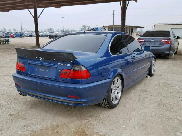 WBABM334XYJN85136 - 2000 BMW 323 CI BLUE photo 4