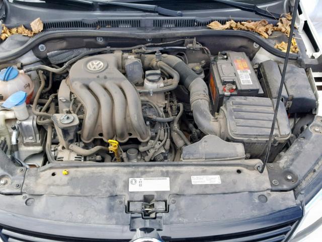 3VW1K7AJ5EM378542 - 2014 VOLKSWAGEN JETTA BASE WHITE photo 7