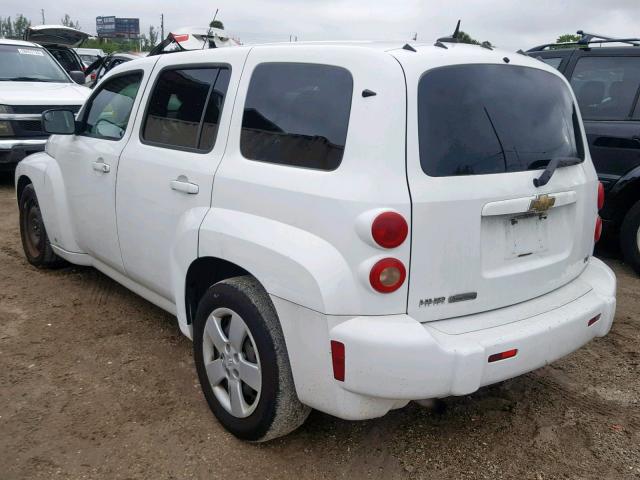 3GNDA13D78S547412 - 2008 CHEVROLET HHR LS WHITE photo 3