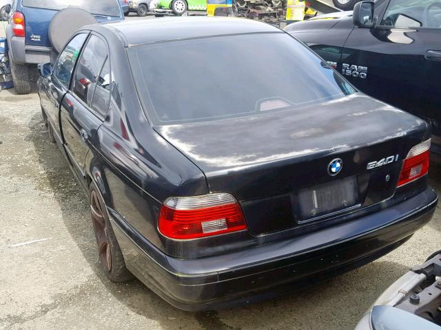 WBADN63462GN87252 - 2002 BMW 540 I AUTO BLACK photo 3