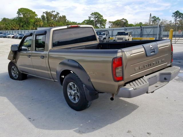 1N6ED29X62C366887 - 2002 NISSAN FRONTIER C BROWN photo 3