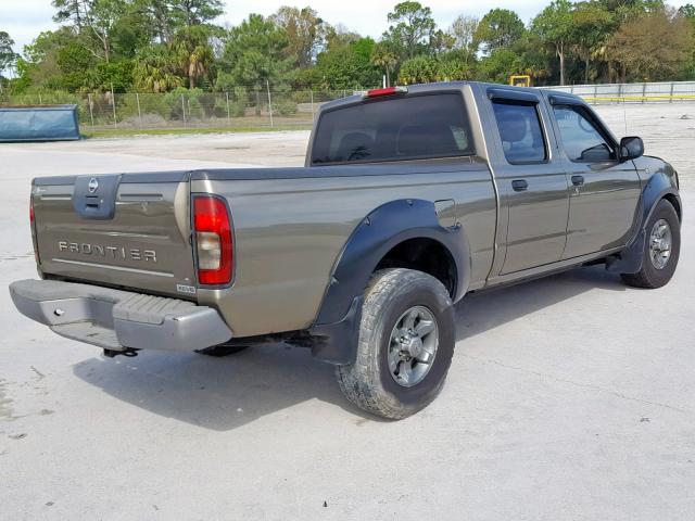 1N6ED29X62C366887 - 2002 NISSAN FRONTIER C BROWN photo 4