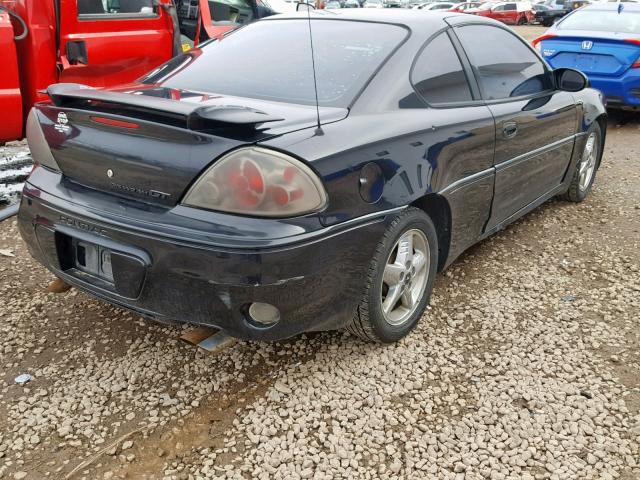 1G2NW12E93C282178 - 2003 PONTIAC GRAND AM G BLACK photo 4