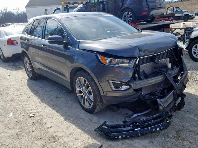 2FMPK4K89GBC64583 - 2016 FORD EDGE TITAN GRAY photo 1