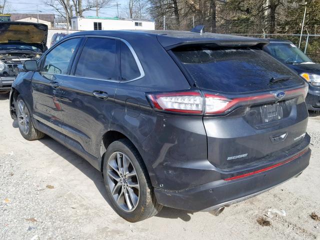 2FMPK4K89GBC64583 - 2016 FORD EDGE TITAN GRAY photo 3