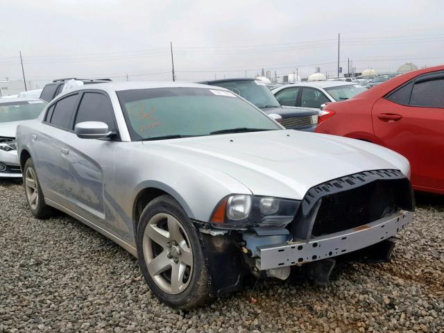 2C3CDXAT4CH205263 - 2012 DODGE CHARGER PO SILVER photo 1