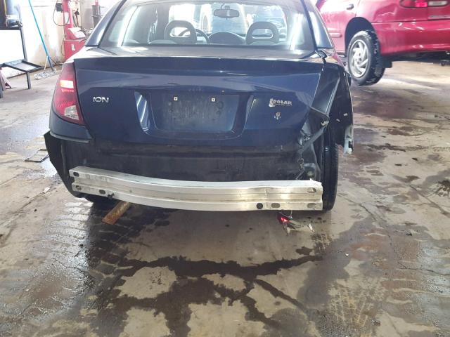 1G8AJ55F97Z188576 - 2007 SATURN ION LEVEL BLUE photo 9
