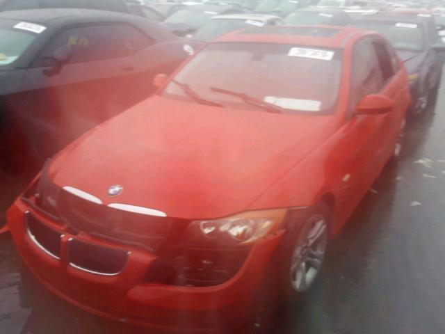 WBAVC53578FZ88014 - 2008 BMW 328 I SULE RED photo 2