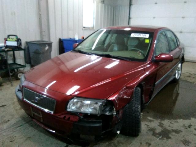 YV1TS90D7Y1067788 - 2000 VOLVO S80 T6 TUR RED photo 2