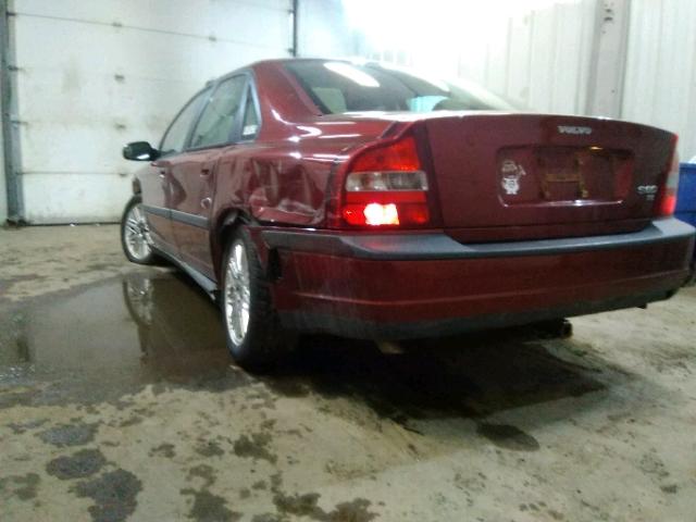 YV1TS90D7Y1067788 - 2000 VOLVO S80 T6 TUR RED photo 3