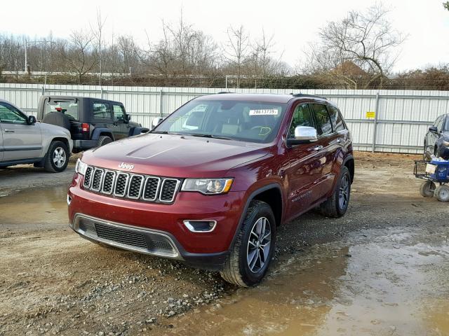 1C4RJFBG6JC226772 - 2018 JEEP GRAND CHER RED photo 2