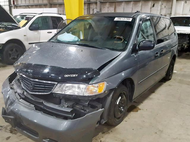 2HKRL1851YH564176 - 2000 HONDA ODYSSEY LX GRAY photo 2