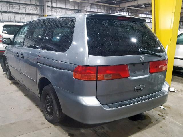 2HKRL1851YH564176 - 2000 HONDA ODYSSEY LX GRAY photo 3