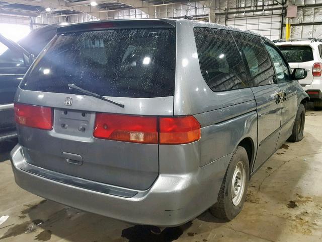 2HKRL1851YH564176 - 2000 HONDA ODYSSEY LX GRAY photo 4