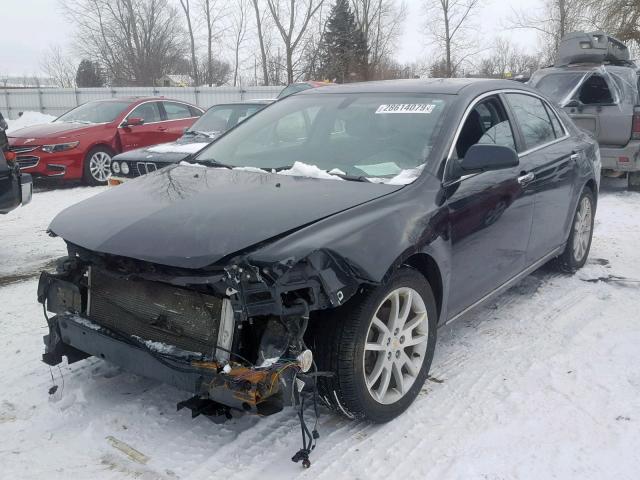 1G1ZE5EB0AF305876 - 2010 CHEVROLET MALIBU LTZ GRAY photo 2