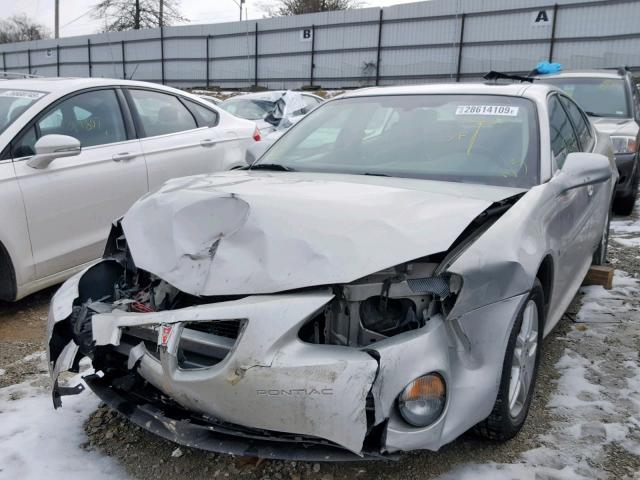 2G2WR554971130709 - 2007 PONTIAC GRAND PRIX SILVER photo 2
