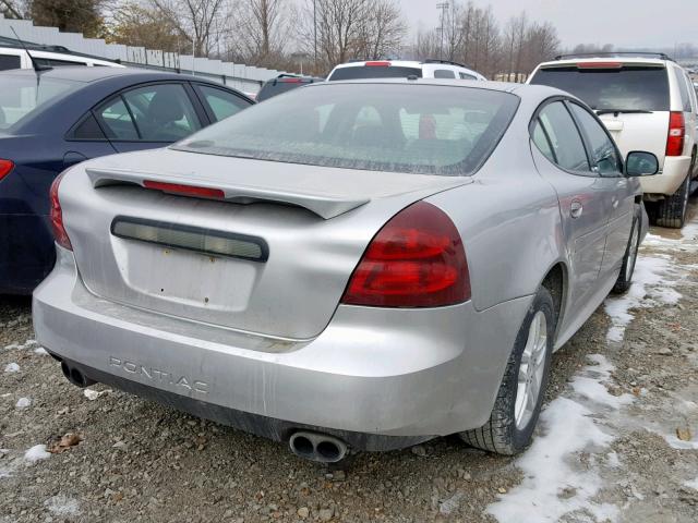 2G2WR554971130709 - 2007 PONTIAC GRAND PRIX SILVER photo 4