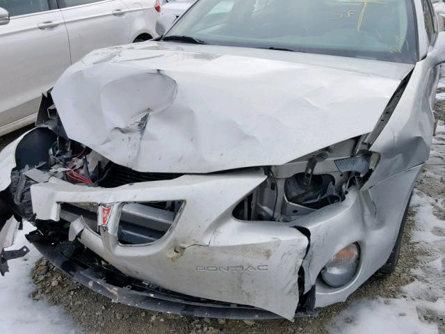 2G2WR554971130709 - 2007 PONTIAC GRAND PRIX SILVER photo 9
