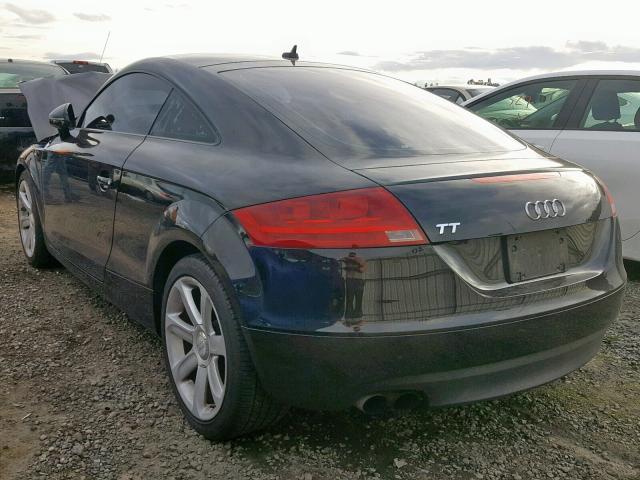 TRUAF38J581017017 - 2008 AUDI TT 2.0T BLACK photo 3