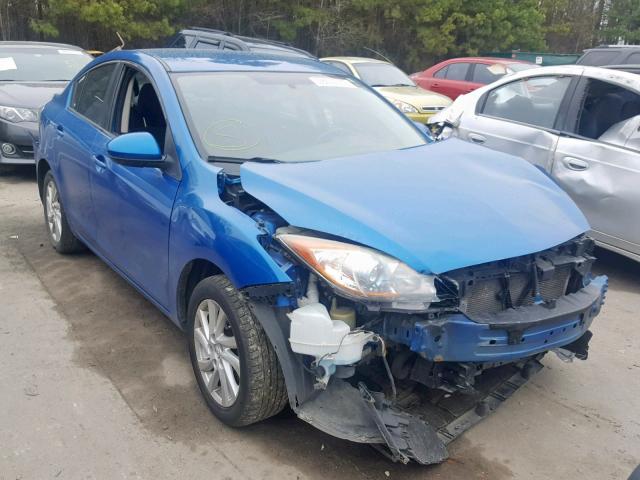 JM1BL1V82C1678283 - 2012 MAZDA 3 I BLUE photo 1