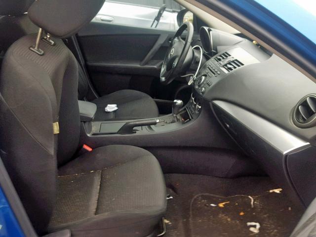 JM1BL1V82C1678283 - 2012 MAZDA 3 I BLUE photo 5