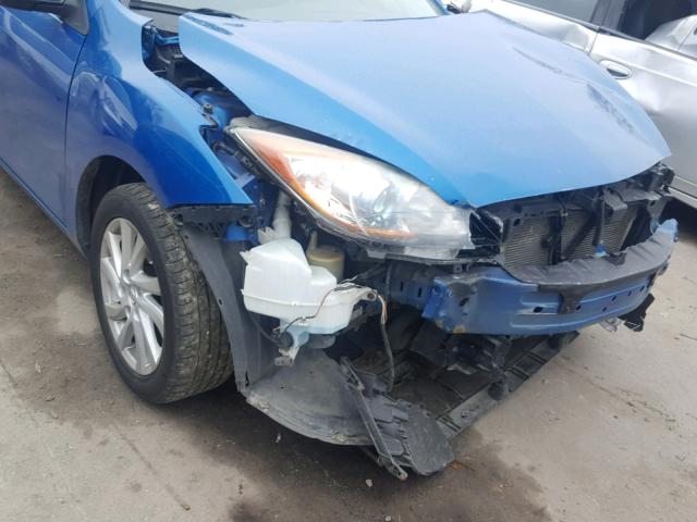 JM1BL1V82C1678283 - 2012 MAZDA 3 I BLUE photo 9