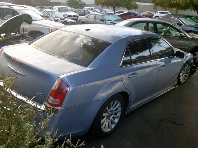 2C3CCAAG9CH153275 - 2012 CHRYSLER 300 BLUE photo 4