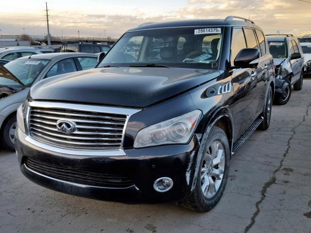 JN8AZ2NE9D9041789 - 2013 INFINITI QX56 BLACK photo 2