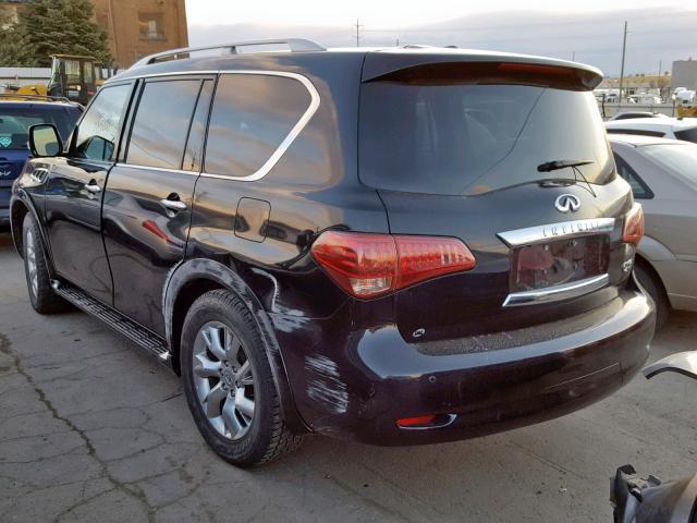 JN8AZ2NE9D9041789 - 2013 INFINITI QX56 BLACK photo 3