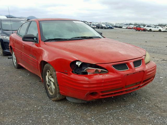 1G2NF52E11C239376 - 2001 PONTIAC GRAND AM S RED photo 1