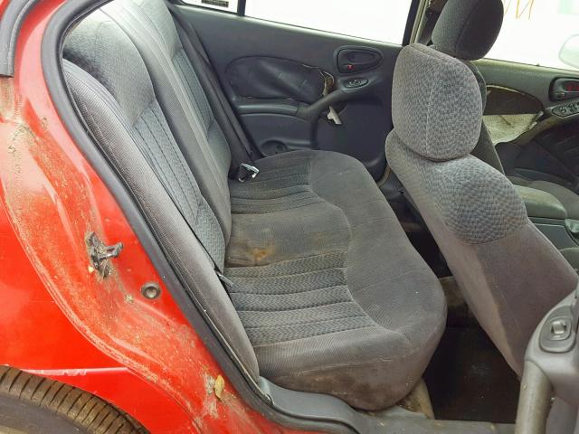 1G2NF52E11C239376 - 2001 PONTIAC GRAND AM S RED photo 6
