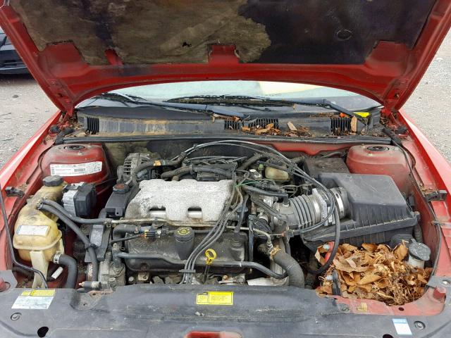 1G2NF52E11C239376 - 2001 PONTIAC GRAND AM S RED photo 7