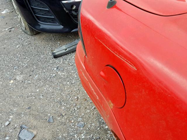 1G2NF52E11C239376 - 2001 PONTIAC GRAND AM S RED photo 9