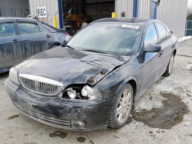 1LNHM87A95Y633363 - 2005 LINCOLN LS BLACK photo 2