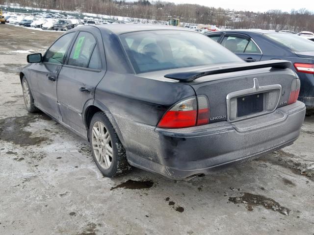 1LNHM87A95Y633363 - 2005 LINCOLN LS BLACK photo 3