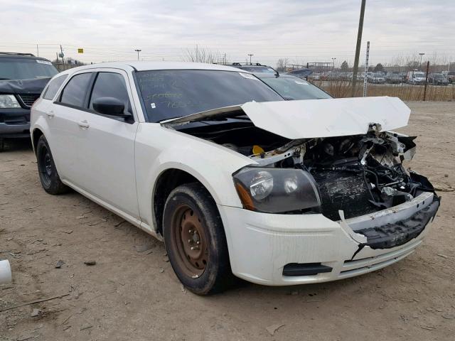 2D4FV47T27H780336 - 2007 DODGE MAGNUM SE WHITE photo 1