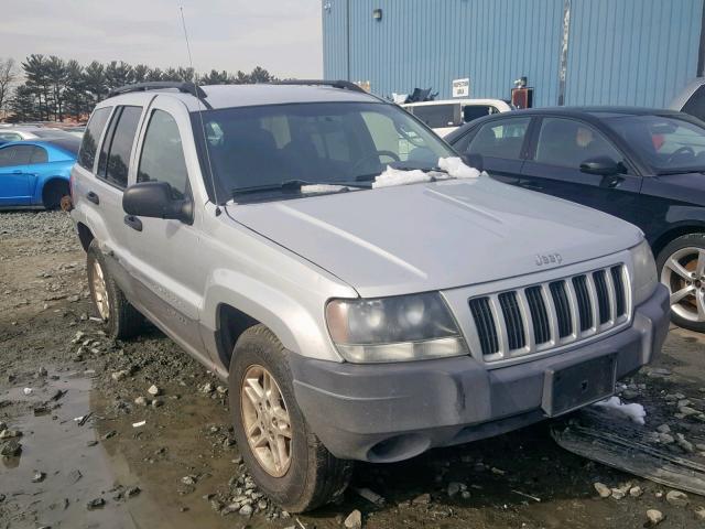 1J4GX48S24C385485 - 2004 JEEP GRAND CHER SILVER photo 1