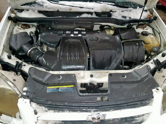 1G1AL58F087231056 - 2008 CHEVROLET COBALT LT WHITE photo 7