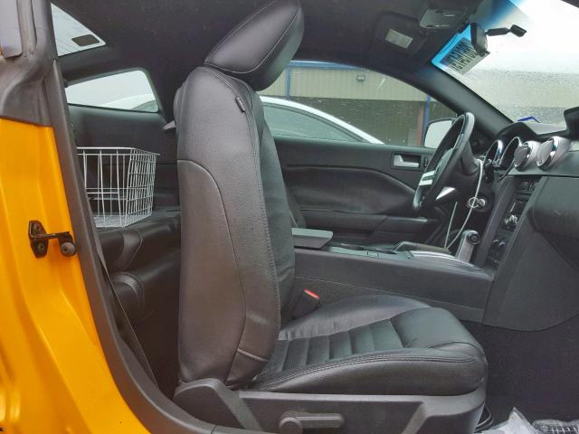 1ZVHT82H295142181 - 2009 FORD MUSTANG GT ORANGE photo 5