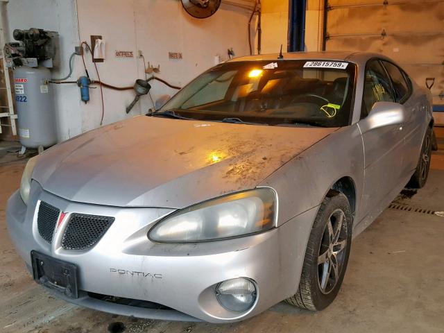 2G2WR524041121526 - 2004 PONTIAC GRAND PRIX SILVER photo 2