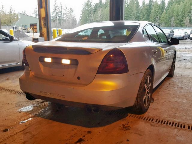 2G2WR524041121526 - 2004 PONTIAC GRAND PRIX SILVER photo 4