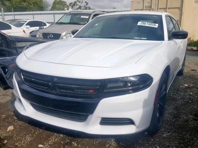 2C3CDXBG8JH272933 - 2018 DODGE CHARGER SX WHITE photo 2