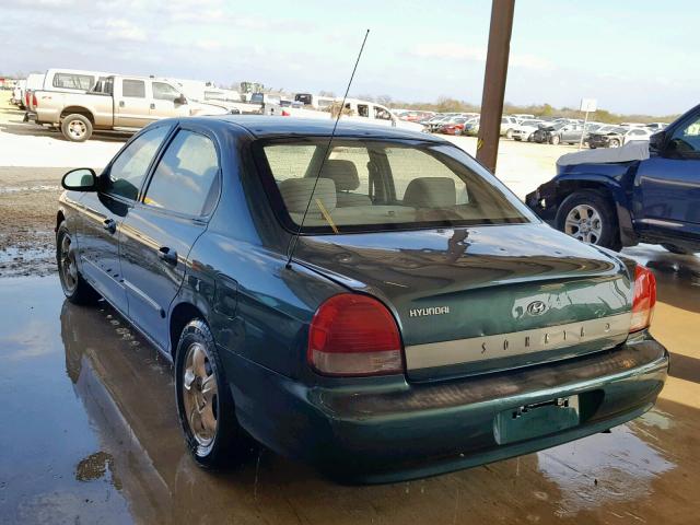 KMHWF25S71A485419 - 2001 HYUNDAI SONATA GL GREEN photo 3