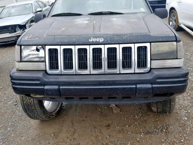 1J4FX48S5WC205365 - 1998 JEEP GRAND CHER BLACK photo 7