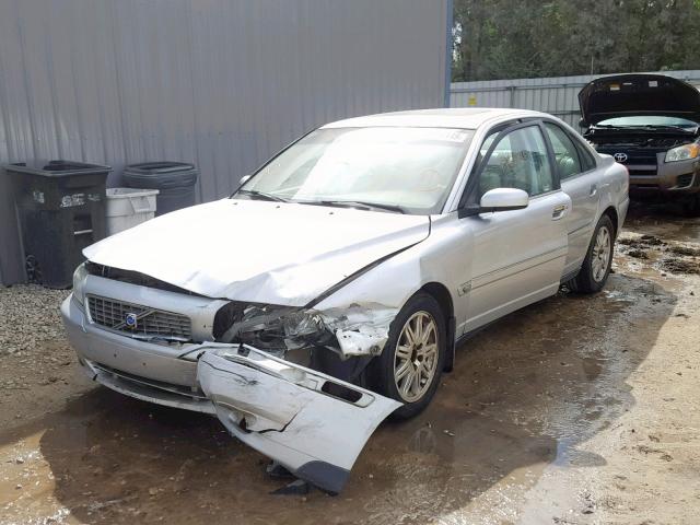 YV1TS59H141372759 - 2004 VOLVO S80 2.5T SILVER photo 2