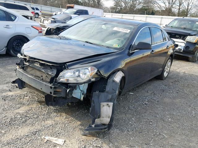 1G1ZB5E11BF108040 - 2011 CHEVROLET MALIBU LS BLACK photo 2
