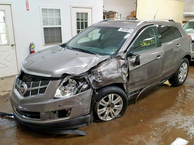 3GYFNDE34CS594329 - 2012 CADILLAC SRX LUXURY GRAY photo 2