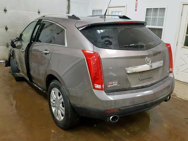 3GYFNDE34CS594329 - 2012 CADILLAC SRX LUXURY GRAY photo 3