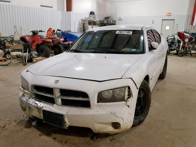 2B3CA3CV3AH273516 - 2010 DODGE CHARGER SX WHITE photo 2