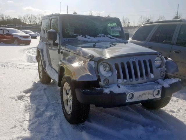 1C4AJWBG5FL588922 - 2015 JEEP WRANGLER S GRAY photo 1